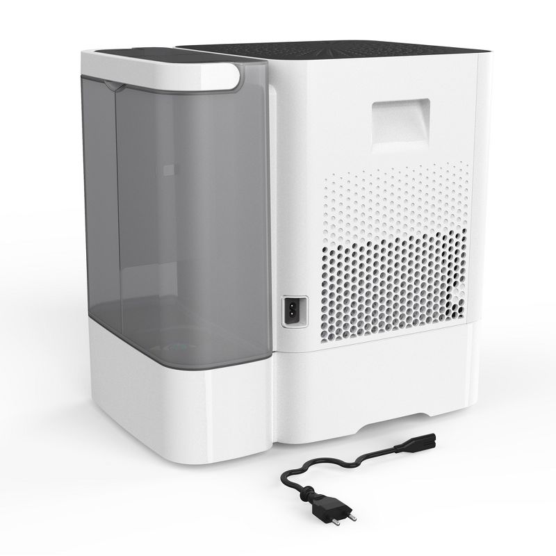 BONECO W300 Large Room 2 In 1 Whisper Quiet Humidifier Air Washer with Automatic Shut Off and Fragrance Essential Oil Container, White, 3 of 7