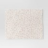 Cozy Feathery Knit Cheetah Throw Blanket Beige - Threshold™: Sensory Friendly, Jacquard Weave, 50x60" - 3 of 4