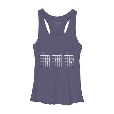 Women's Design By Humans Rocking Dad Guitar Chords By HoangCathrine Racerback Tank Top