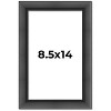 PosterPalooza | Photo Size Refined Black Picture Frame - UV Acrylic, Foam Board Backing, Hanging Hardware - 2 of 4