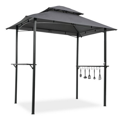 8' x 5' Outdoor Grill Gazebo Shelter Tent - Wedohome