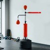 Resenkos 4-in-1 Boxing Stand - 2 Speed Balls, Relax Bar & PU Punching Bag, Red - 2 of 4