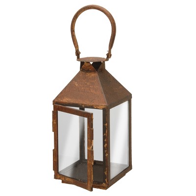 Garden Accents Artificial Lantern Rust 12" - National Tree Company