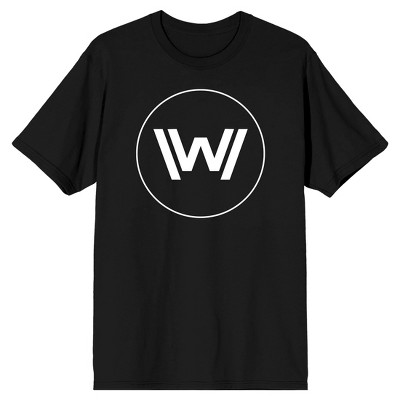 Westworld Tv Series Logo Men's Black T-shirt-medium : Target