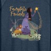 Women's - Disney - Fairytale Friends Lightweight French Terry Wide Neck Long Sleeve Shirt - 2 of 4