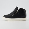 CUSHIONAIRE Hart Womens Casual Shoes with Dual Zippers- Lightweight Hidden Wedge Fashion Sneakers for Women - 2 of 4