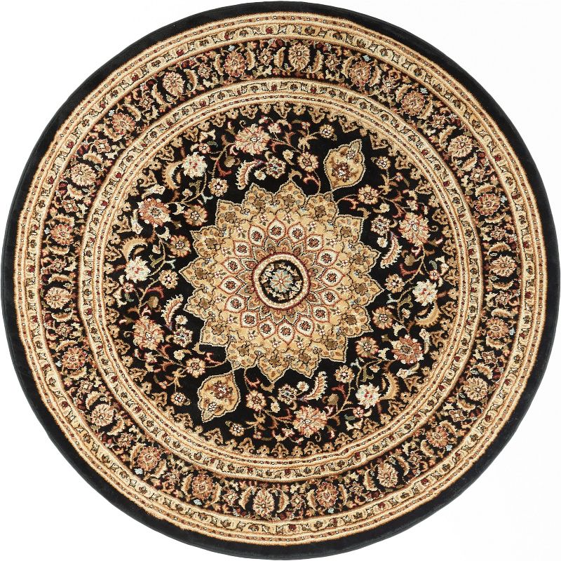 Well Woven Sultan Medallion Oriental Persian Floral Formal Traditional Modern Classic Thick Soft Area Rug, 1 of 9
