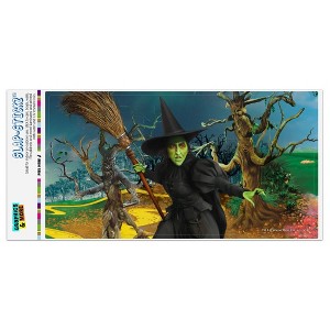 Wizard Of Oz Wicked Witch Character Automotive Bumper Sticker - 1 of 4