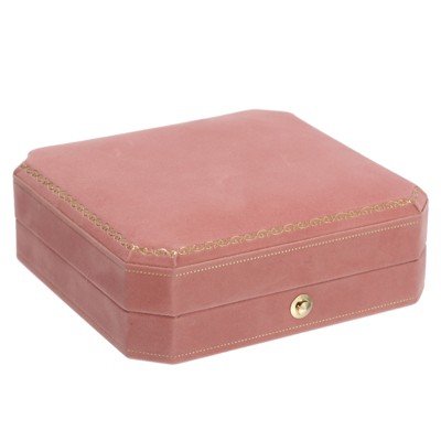 Unique Bargains Velvet Soft Touch Protective Jewelry Storage Box
