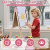 Kinder King Kids Art Easel Double-Sided Art Easel with Whiteboard and Chalkboard for Painting - 3 of 4