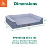 FurHaven Plush & Embossed Velvet Dreamer Orthopedic Sofa Pet Bed for Dogs and Cats - 2 of 4