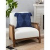 Saro Lifestyle Saro Lifestyle Tassel Design Tufted Diamond Pillow Cover - 3 of 3