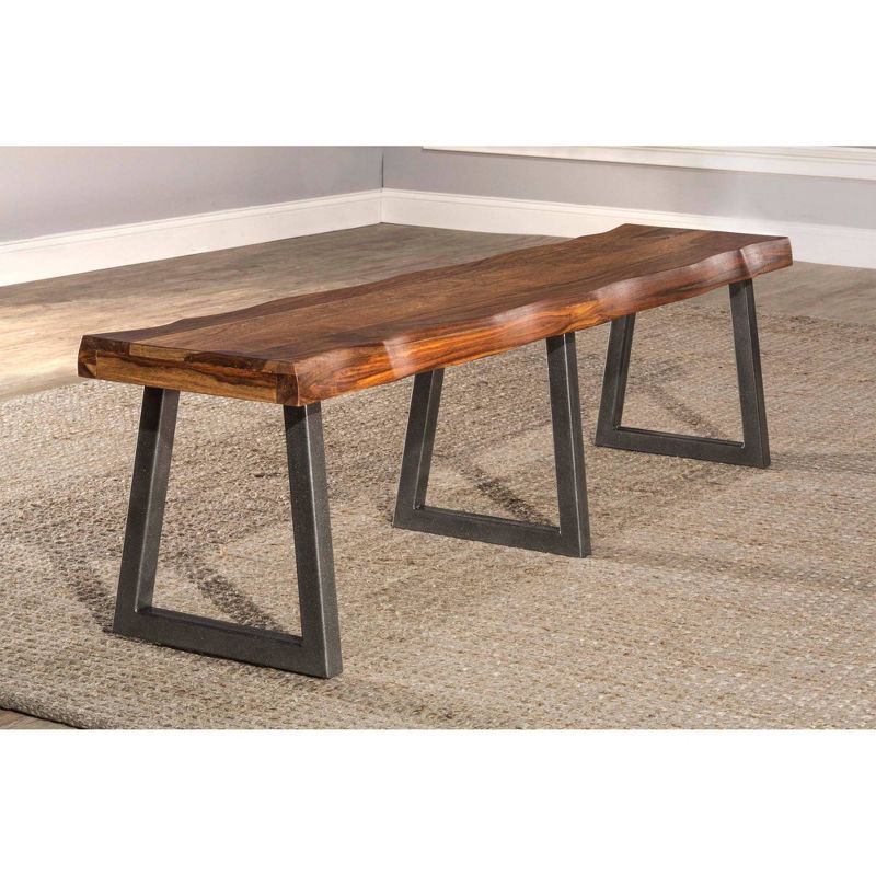 Emerson Bench Brown - Hillsdale Furniture, 4 of 5
