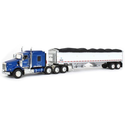 1/64 Kenworth T880 with Wilson Grain Trailer, Johnson Harvesting, DCP 60-1807