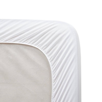 Twin XL White Heated Faux Shearling Mattress Pad