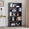 Sevobal Decorarive Bookshelf 5 Shelf Black BookcaseTall Bookshelf for Bedroom, Living Room, Black, 33"*11.6"*60" - 2 of 4