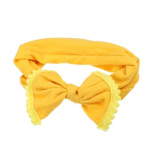 Unique Bargains Cotton Bow Headband Fashion Cute Hair Band for Child 6.3 Inch - 1 of 4