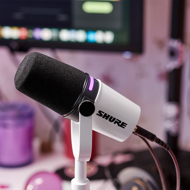 Shure MV7+ Hybrid Output USB-C & XLR Podcast Microphone, 2 of 13