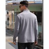 Coolmee Mens Quarter Zip Pullover Sweatshirts with Zipper Pockets Long Sleeve Golf Shirt Winter Athletic Sweater Lightweight - 4 of 4