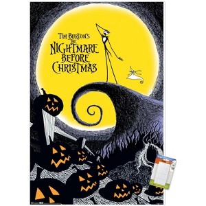 Trends International Disney Tim Burton's The Nightmare Before Christmas Unframed Wall Poster Print White Mounts Bundle 14.725" x 22.375" - 1 of 4