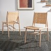 Adira Rattan Dining Chair (Set of 2) - DCH1202 - Natural - Safavieh - 3 of 4