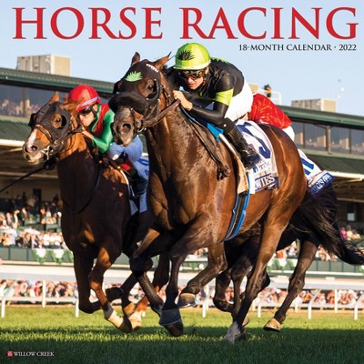 2022 Wall Calendar Horse Racing - Willow Creek Press