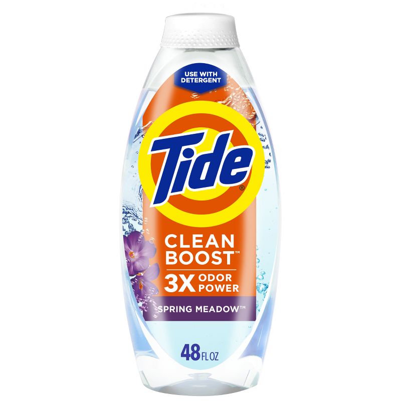Tide Clean Boost Fabric Rinse - Spring Meadow - 48oz, 1 of 9