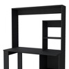 Grungis Office Desk with Hutch and Storage Shelves,Computer Desk for Home Office,Company - 4 of 4