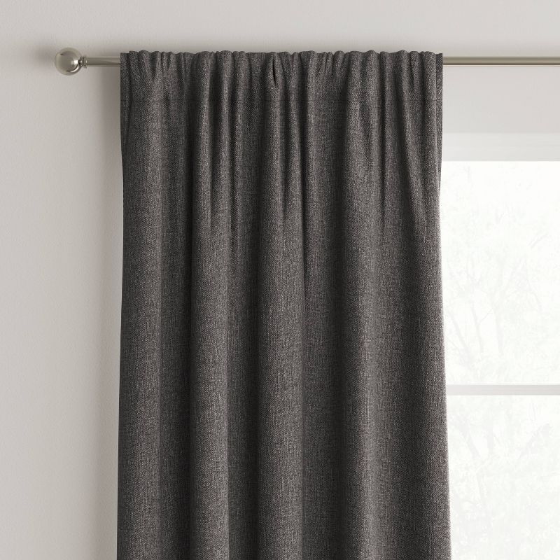 1pc Room Darkening Heathered Window Curtain Panel - Room Essentials™, 1 of 15