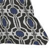 16"x16" Deny Designs Mirimo Boke Outdoor Throw Pillow Black/Indigo: Abstract Design, Polyester Fill, Square Shape - 3 of 4