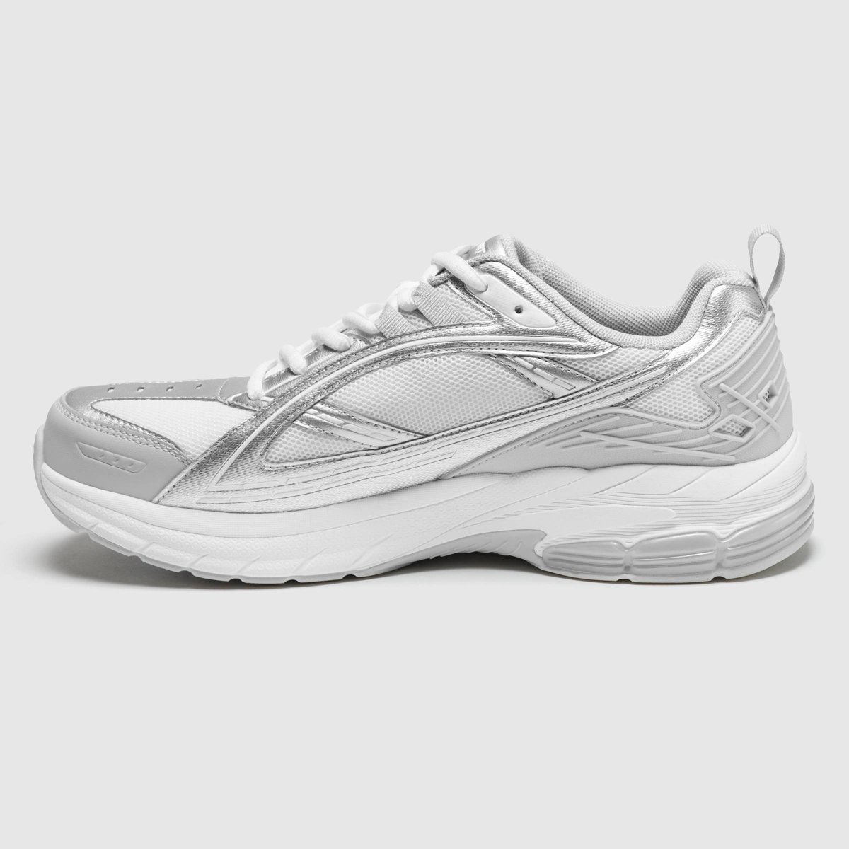 Мужские S SPORT BY SKECHERS Men's Stark Sneakers - Silver 11 — фото 2
