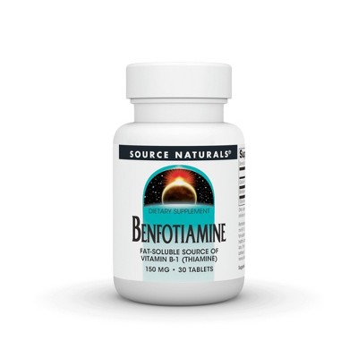 Benfotiamine by Source Naturals, Inc.  -  30 Tablet