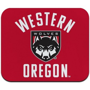 Western Oregon University Wolves Logo Low Profile Thin Mouse Pad - 1 of 2