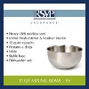 RSVP International Endurance Stainless Steel Mixing Bowls, 12 Quart - 4 of 4