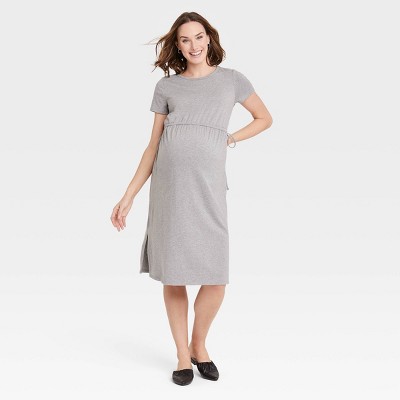 Short Sleeve Tie-Waist Maternity Dress - Isabel Maternity by Ingrid & Isabel™