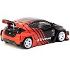 Toyota "Pandem" Yaris RHD (Right Hand Drive) Black & Red "ADVAN" Livery "Hobby43" Series 1/43 Diecast Model Car by Tarmac Works - 3 of 3