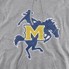 McNeese State University Official Distressed Primary Adult Pull-Over Hoodie, Athletic Heather - image 2 of 4