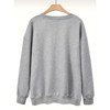 Coolmee Football Sweatshirt For Women Graphic Print Sunday Casual Long Sleeve Crewneck 2025 Fall Pullover - 2 of 4