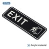Unique Bargains Acrylic Smooth Self-Adhesive Decor Office Business EXIT Sign - 3 of 4