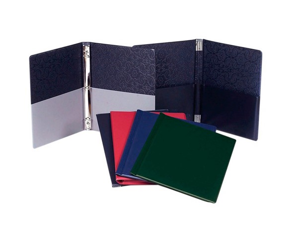 Marlo Plastics Choral Folder 9-1/4 x 12 with 7 Elastic Stays and 2 Expanded Horizontal Pockets Blue