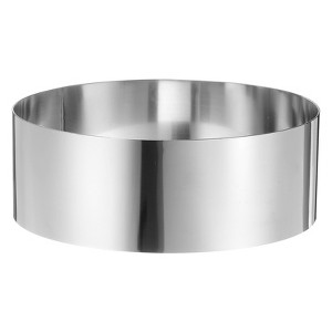Unique Bargains Stainless Steel Seamless Nonstick Mirror Coating Round Cake Ring - 1 of 4