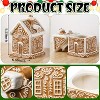 9.3 Inch Ceramic Christmas Cookie Jar with Lid, Decorative Treats Storage for Holiday Kitchen - 2 of 4