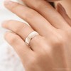 Pompeii3 8mm Dome High Polished Wedding Band 10k Rose Gold - 3 of 4