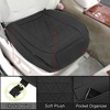 Unique Bargains Universal Front Car Seat Cushion Cover Protector Comfortable Pad PU Leather 2 Pcs - 2 of 4