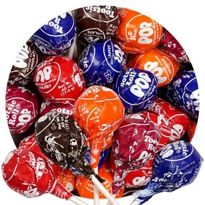 Tootsie Roll Pops with Chocolate Tootsie Roll Center Gluten Free Individually Wrapped - Great for Him, Snacks, Work, Parties, Holidays & More! - 1 of 4