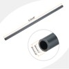 Unique Bargains PVC Water Plumb DIY Crafts High Impact Rigid Round Pipes 8" Length - 2 of 4