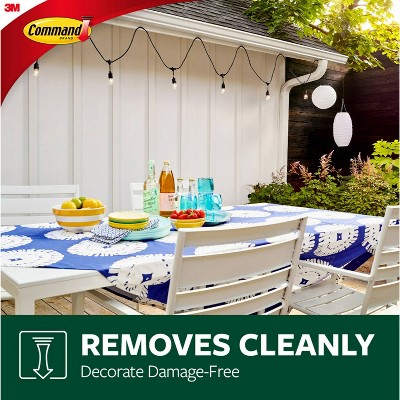 Small Clear Plastic Outdoor Light Clips Value Pack