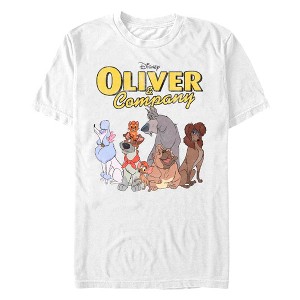 Men's Oliver & Company Main Characters T-Shirt - 1 of 4