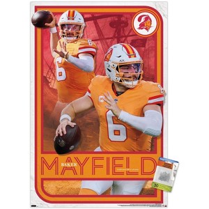Trends International NFL Tampa Bay Buccaneers - Baker Mayfield 24 Unframed Wall Poster Prints - 1 of 4