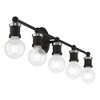 Livex Lighting Lansdale 5 - Light Vanity in  Black/Brushed Nickel - 4 of 4